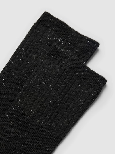 Marc O'Polo Socken mit Label-Detail Modell 'CLAUDINE' Black 2