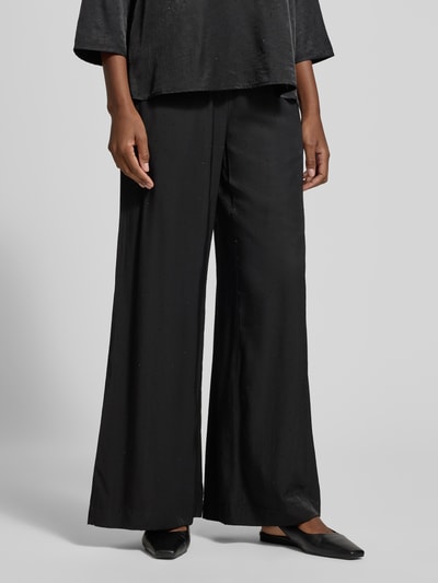 FREE/QUENT Stoffhose aus Viskose-Mix mit elastischem Bund Modell 'HILDA' Black 4