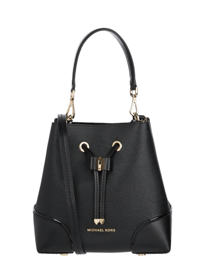 MICHAEL Michael Kors Bucket Bag aus Leder mit Logo-Applikation  Black 2