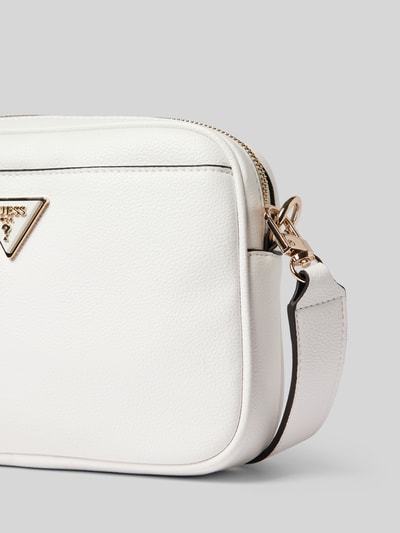 Guess Crossbodytas met labeldetail, model 'MERIDIAN' Steengrijs - 3