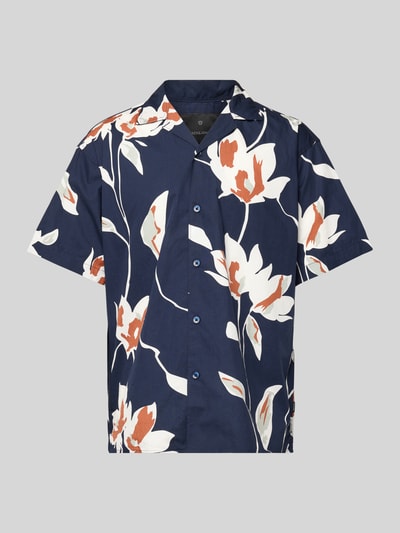 Jack & Jones Premium Koszula casualowa o kroju regular fit z kołnierzykiem typu resort model ‘PALERMO’ Ciemnoniebieski 2