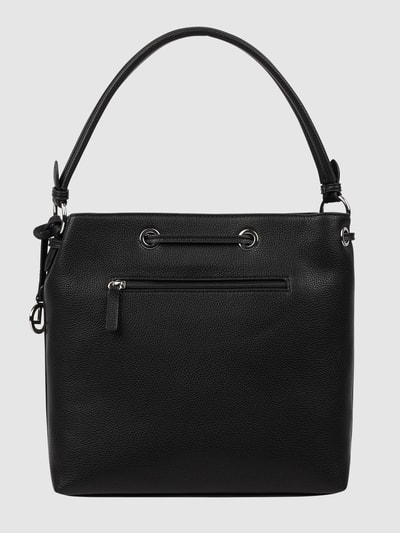 L.Credi Hobo Bag in Leder-Optik Black 5