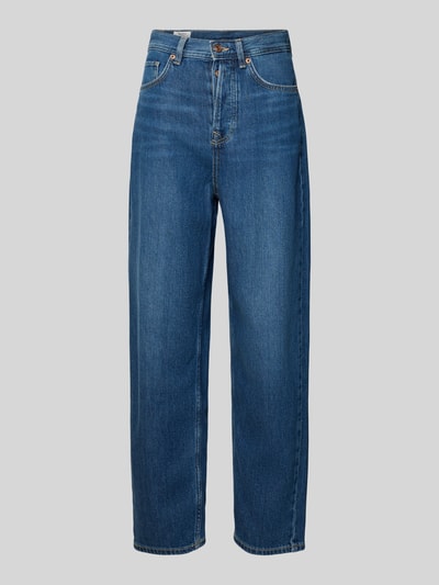 Pepe Jeans Jeansy o kroju tapered fit z mieszanki bawełny model 'ADDISON' Jeansowy niebieski 2