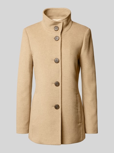 Fuchs Schmitt Wollmantel mit Stehkragen Camel 2