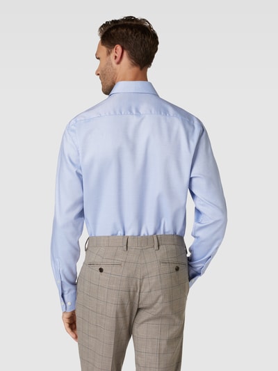 Eterna Comfort fit zakelijk overhemd met kentkraag Bleu - 5