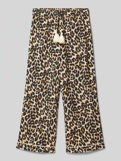 Only  Wide Leg Hose mit Tunnelzug Black 1