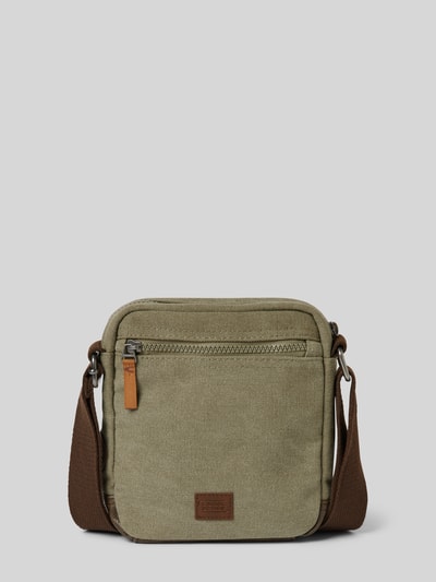 camel active Umhängetasche mit Label-Patch Modell 'Air cross' Khaki 3