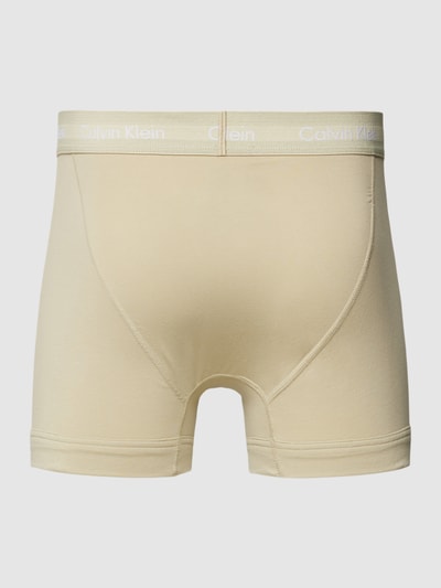 Calvin Klein Underwear Boxershort met elastische band in een set van 3 stuks Olijfgroen - 3