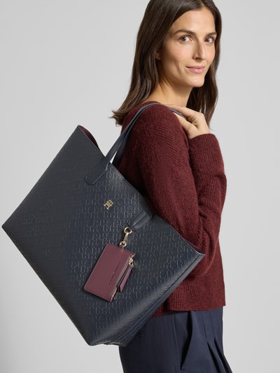 Tommy Hilfiger Shopper met afneembaar muntvak Donkerblauw - 1