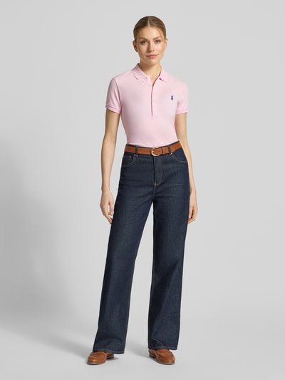 Polo Ralph Lauren Regular Fit Poloshirt aus Baumwoll-Mix Modell 'JULIE' Rose 1