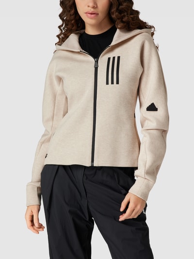 ADIDAS SPORTSWEAR Sweatjacke mit Label-Details Beige 4