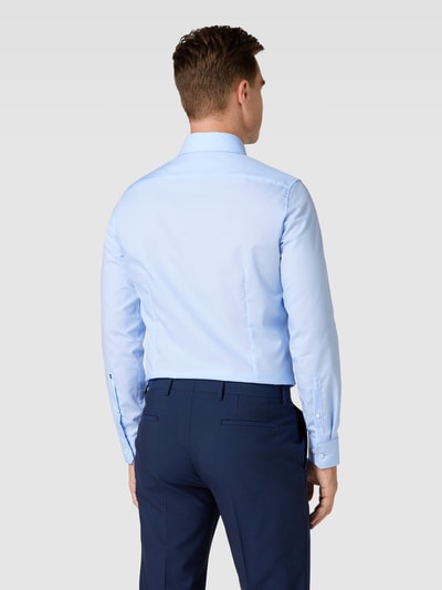 SEIDENSTICKER Slim Fit Businesshemd aus Popeline Bleu 5