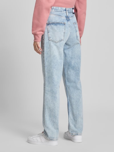Tommy Jeans Straight Fit Jeans aus reiner Baumwolle Modell 'LAYLA' Hellblau 5