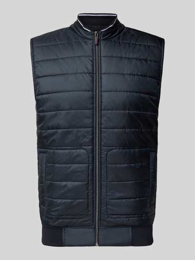 Christian Berg Men Bodywarmer met ritssluiting Marineblauw - 2