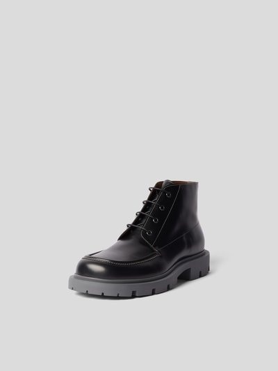 Maison Margiela Boots mit Ziernaht Schwarz 2