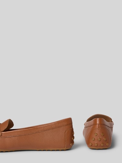 Lauren Ralph Lauren Mokasyny z aplikacją z logo model ‘BARNSBURY’ Koniakowy 2