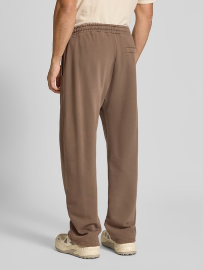 Review X MATW Sweatpants mit elastischem Bund Mittelbraun 5
