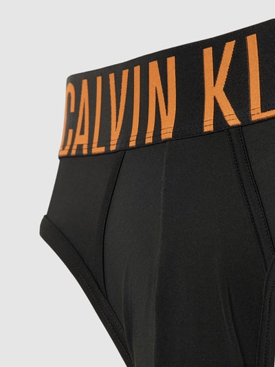 Calvin Klein Underwear Slip mit elastischem Label-Bund im 2er-Pack Orange 2