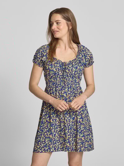 Apricot Minikleid mit U-Ausschnitt Marine 4