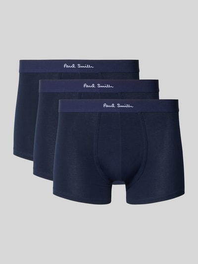 Paul Smith Trunks mit elastischem Logo-Bund im 3er-Pack Marine 1