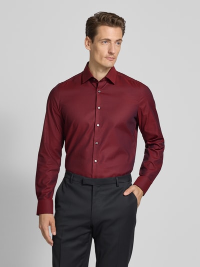 OLYMP Level Five Slim Fit Businesshemd aus Baumwoll-Mix Rot 4