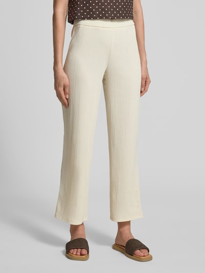 Stehmann Stoffhose mit elastischem Bund Modell 'Filiz' Offwhite 4