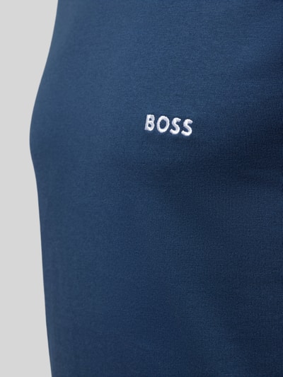 BOSS T-Shirt mit Label-Print im 3er-Pack Petrol 2