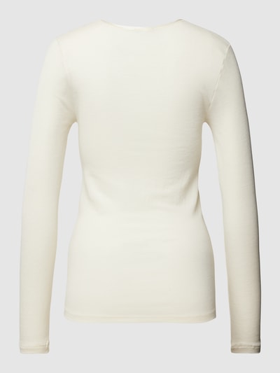 Hanro Functioneel shirt met afgeronde V-hals Ecru - 3