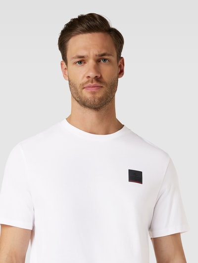 FIRE + ICE T-shirt z naszywką z logo model ‘VITO2’ Biały 3