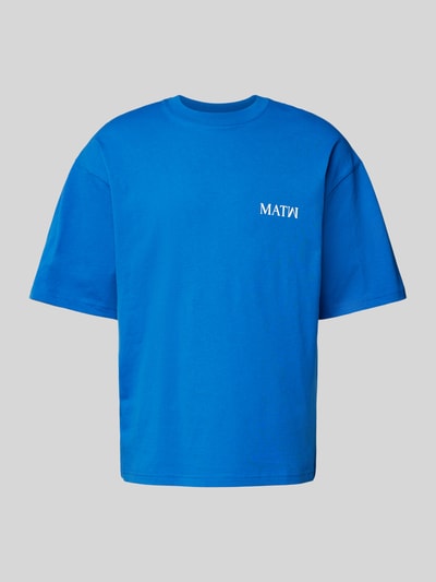 Review X MATW Oversiezd T-Shirt mit Label-Print Royal 2