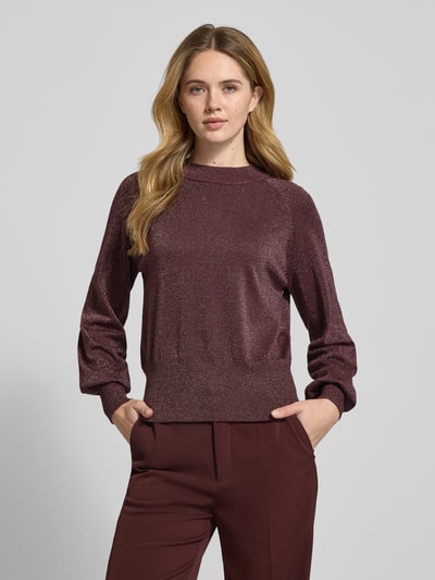 B.Young Strickpullover aus Viskose-Mix Modell 'MOBBE' Mittelbraun 4