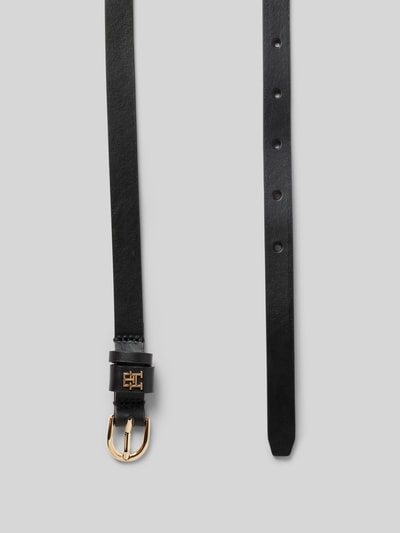 Tommy Hilfiger Pasek z naturalnej skóry bydlęcej Czarny 3