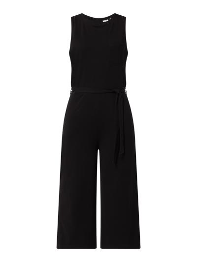 Marc O'Polo Denim Jumpsuit met tailleriem Zwart - 2