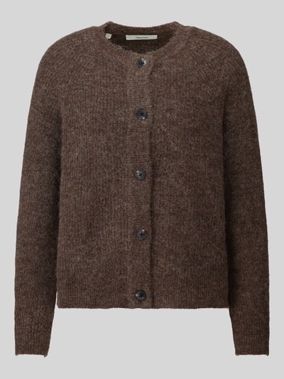 Selected Relaxed Fit Strickjacke aus Woll-Mix Modell 'LULU' Taupe 2