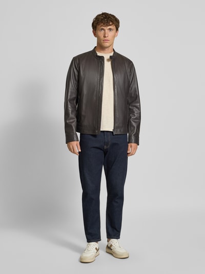 MCNEAL Regular Fit T-Shirt mit Rundhalsausschnitt Sand 1