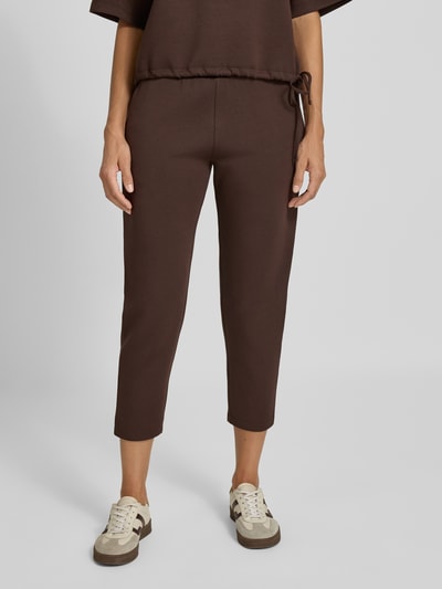 Christian Berg Woman Sweatbroek met elastische band Chocoladebruin - 4