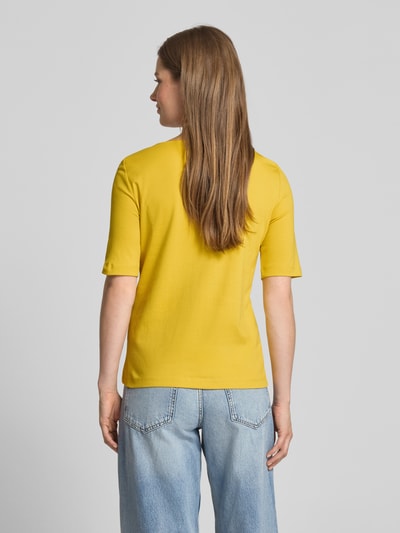Christian Berg Woman T-shirt met ronde hals Mosterdgeel - 5