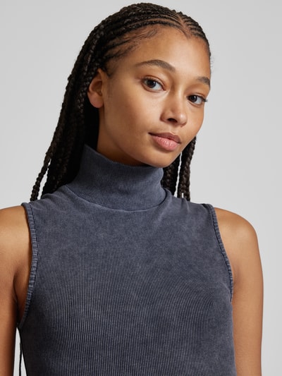 Gina Tricot Tanktop met turtleneck Bleu - 3