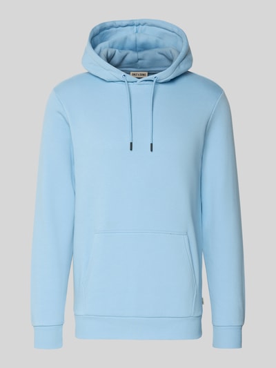 Produktfoto, Regular Fit Hoodie aus Baumwoll-Mix Modell 'CERES' von Only & Sons, Optik: Unifarben, Label-Stitching-Applikation, Kängurutasche, Kapuze mit Tunnelzug, Langarm, Ärmelabschluss und Rumpfabschluss: Gerippt, Materialverarbeitung: Sweat