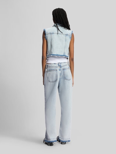 HUGO Blue Loose Fit Jeans aus reiner Baumwolle Modell 'LENI' Jeansblau 5