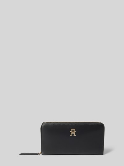 Tommy Hilfiger Portemonnaie mit Label-Applikation Black 1