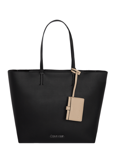 CK Calvin Klein Torba shopper z etui na karty Czarny 2