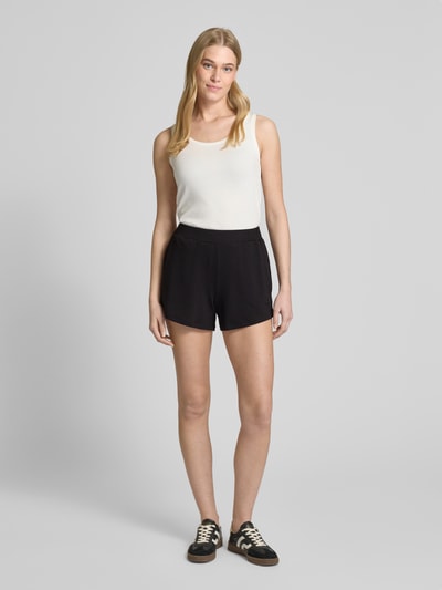 Guess Sweatshorts met elastische band, model 'LUCIA' Zwart - 1