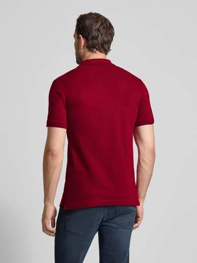 Lacoste Slim Fit Poloshirt aus reiner Baumwolle Bordeaux 5