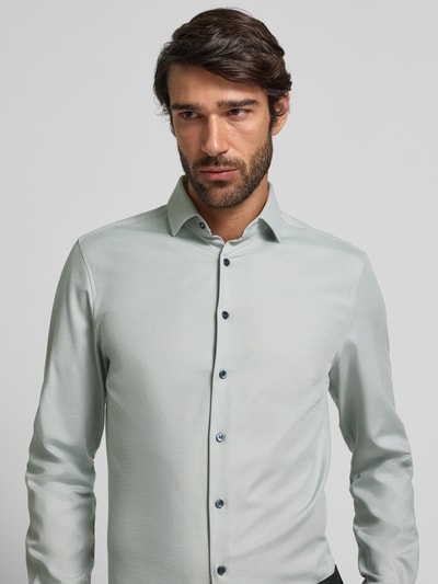 OLYMP Level Five Slim Fit Businesshemd mit Kentkragen Gruen 3