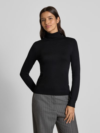 comma Strickpullover mit Rollkragen Black 4