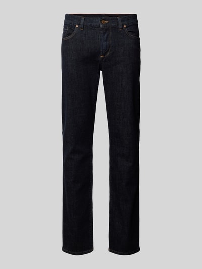ALBERTO Regular fit jeans in 5-pocketmodel, model 'Pipe' Donkerblauw - 2