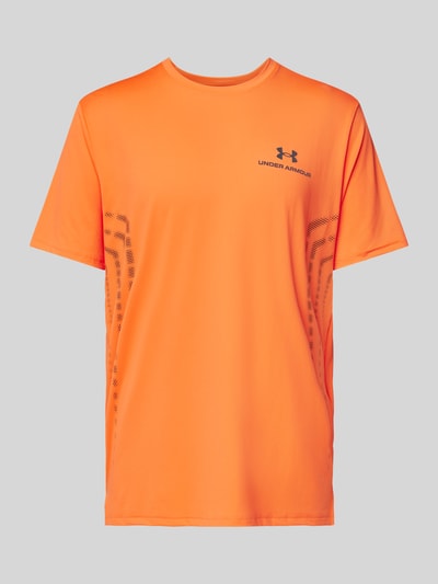 Under Armour T-Shirt mit Label-Print Orange 2