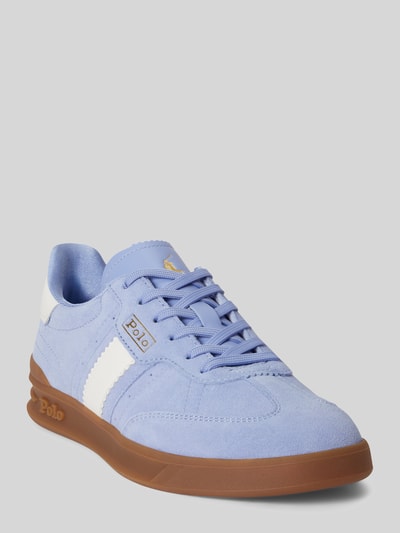 Polo Ralph Lauren Sneaker aus echtem Rindsleder Modell 'AERA' Hellblau 1
