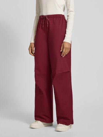 JAKE*S STUDIO WOMAN Sweathose mit elastischem Bund und Tunnelzug Bordeaux 4